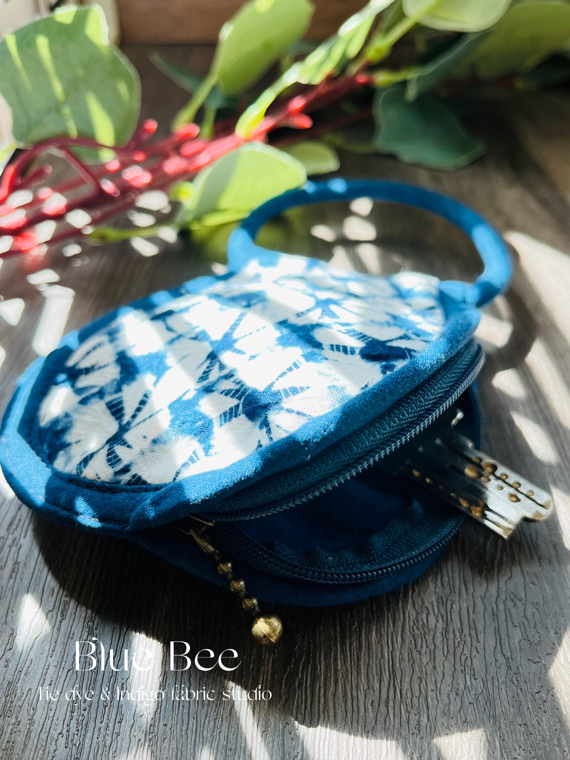 Vegan Leather Indigo Dyed Bag Vegan Leather Indigo Dyed Bag